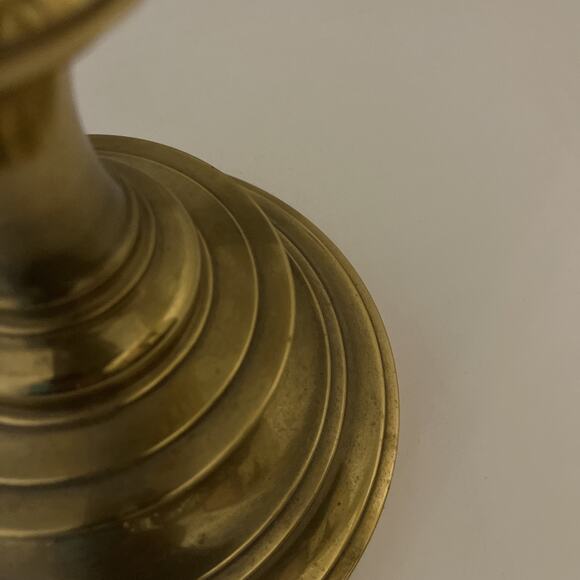 EX LARGE PINEAPPLE LAMP 1970 BRASS BRONZE MID CENTURY REGENCY HOLLYWOOD 2 Avail - Picture 11 of 16